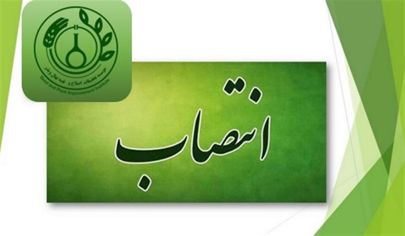 انتصاب مسعود حامدی به‌عنوان مشاور امور جوانان و نخبگان مؤسسه تحقیقات اصلاح و تهیه نهال و بذر